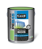 Peinture bois acrylique PE B45 Vert Normand - pot de 2,5L