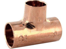 Té cuivre femelle réduit (130 CU) - Ø16-14-16 LIEN