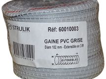 GAINE SOUPLE PVC FILET D.100MM 3ML