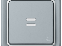 PLEXO POUSSOIR LUMINEUX GRIS SAILLIE