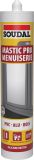Mastic silicone neutre menuiserie gris - cartouche de 280ml