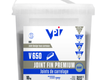 JOINT FIN DÉCO TOUS CARREAUX V650 JOINT FIN PREMIUM GRAPHITE 10kg