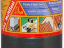 Bande d'étanchéité polyester SIKA MULTISEAL pour toiture, terrasse, façade rouleau long. 10m x larg. 0,02m