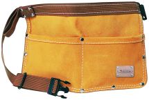PORTE-OUTILS POCHE DOUBLE CUIR ET DAIM