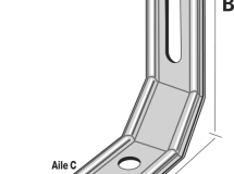 EQUERRE NERVUREE PAN COUPE 70/80/30/1,5
