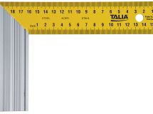 EQUERRE DROITE ET D'ONGLET LAME ACIER TALON ALU 300MM