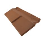 Rive bardelis gauche Romane Canal terre cuite Vieilli Languedoc - long. 46,8 cm x larg. 18 cm
