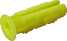 Cheville universelle en nylon tampon - diam. 6 mm x long. 30 mm - Boîte de 100