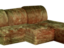 Panneau de laine de verre NATUROLL 035 - long. 5,3m x larg. 0,575m x ep. 120mm - R = 3,4