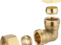 coude bicone égal Ø12 lien 1 pièce