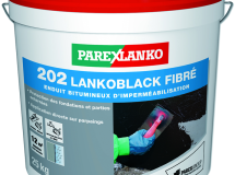 Enduit d'imperméabilisation 202 LANKOBLACK FIBRÉ seau de 25kg