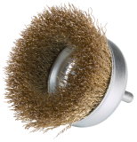 BROSSE COUPE SUR TIGE 6MM D.75 FIL ONDULE ACIER LAITONNE