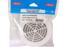 GRILLE FERMETURE ADAPTABLE SUR TUBE 125 ANTI INSECTE - 1FATM125