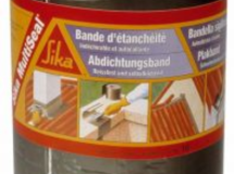 Bande d'étanchéité polyester SIKA MULTISEAL pour toiture, terrasse, façade rouleau long. 10m x larg. 0,03m