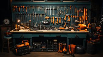 Atelier et rangement des outils