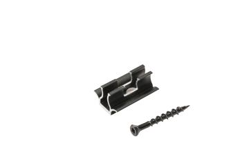 Clip Démontable noir alu - sachet de 10 clips+vis.jpg