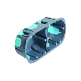 BOITE POUR APPAREILLAGE CLOISON SECHE STOPAIR 2 POSTES 40 MM ENTRAXE 71