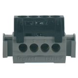 BORNIER PHASE NOIR 4 BORNE 16MM²