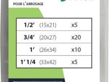 coffret assortiment 40 joints caoutchouc arrosage