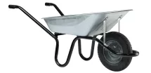 BROUETTE GALVANISE 100 Litres ROUE GONFLABLE
