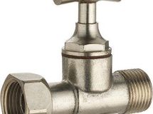 robinet d'arrêt wc droit à clapet MF12x17 nickelé