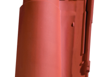 Tuile galleane 12 terre cuite rouge - long. 47,3 cm x larg. 28,5 cm