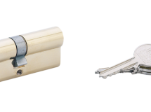 Cylindre anti-arrachement 30x40mm en laiton avec 3 clés