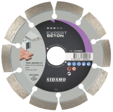 DISQUE DIAMANT EXPERT BETON D. 125 x 22,23 x h 10