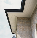 Planchette PVC 100mm pré-percée ( 10ml/m²) longueur 6 ml blanc signalisation 3