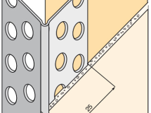 Protège angle galvanisé perforé pour cloisons sèches lg. 250cm