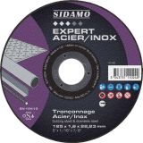 DISQ. TRONC EXPERT ACIER INOX D.125 x 1.6 x 22,23