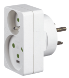 ADAPTATEUR PRISE 16 OU 20 AMPERES / SOCLE 32 AMPERES