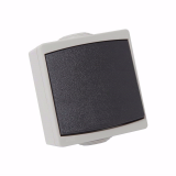 APPAREILLAGE EN SAILLIE ETANCHE IP65 VA ET VIENT GRIS GAMME PERLE