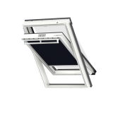 Store occultant manuel en aluminium DKL CK01 1100S bleu foncé - larg. 55 cm x haut. 70 cm