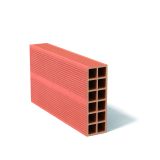 Brique en terre cuite - long. 38,5cm x haut. 7cm x ep. 20 cm PP