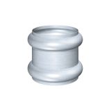 Bagues extensibles doubles D.80mm prePATINA naturel