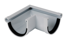 ANGLE DE GOUTTIERE EXTERIEUR A JOINT POUR LG16 GRIS - AE16