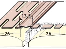 Profilé pour joint de mouvement et angle variable (rampant) Jonction plaques (aménagement comble) Blanc Rouleau 75,00m