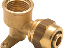 PER compression coude applique Ø16 F.15x21 lien 1 pièce