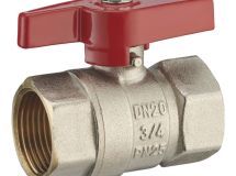 Vanne à sphère papillon double femelle - F.12x17 LIEN