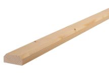 Couvre joint naturel Sapin brut - long. 2400 mm x larg. 45 mm x ep. 20 mm