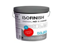 Enduit finition et lissage prêt à l'emploi ISOFINISH standard seau de 17,6kg