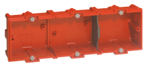 BOITE MACONNERIE 3 POSTES PROFONDEUR 40MM