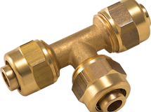 PER compression té égal Ø16 lien 1 pièce