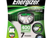 LAMPE FRONTALE LED VISION ULTRA 400LM RECHARGEABLE ENERGIZER