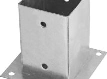 PIED DE POTEAU À BOULONNER 7 X 7 HT 150