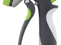 pistolet arrosage 8 jets métal/soft grip automat.