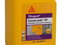 Hydrofuge à haut pouvoir protecteur pour façades et toitures Sikagard Conservado SP 5L